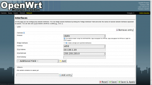 WiFi Interface IP Settings